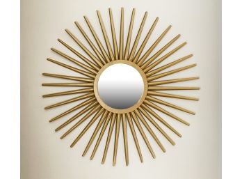 A Large Decorative 'Sun' Form Modern Mirror (2 Of 2)