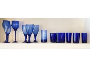 Cobalt Glassware
