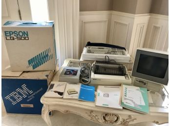 WOW! Vintage IBM Personal Computer And EPSON Printer