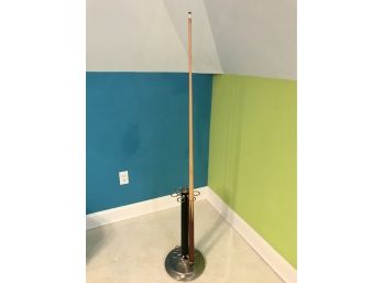 Heavy Brush Nickel Billiard Stick Holder