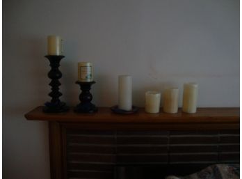 Candle Lot Real And Battery Operated