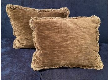 Brown Down Pillows