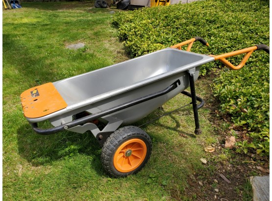 WORX Wheelbarrow, Dump, And Yard Cart In One!