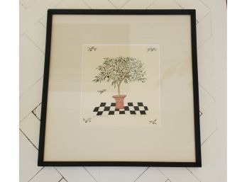 Olive Tree By Maria Ballin, Signed, 1996
