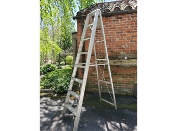 Sears, Roebuck And Co. Vintage 8ft. Aluminum Ladder