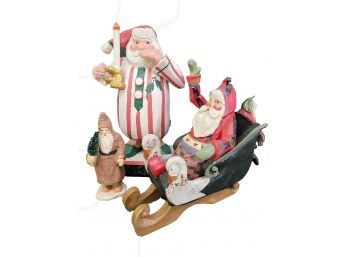 Handcrafted Santas For House Of Hatten