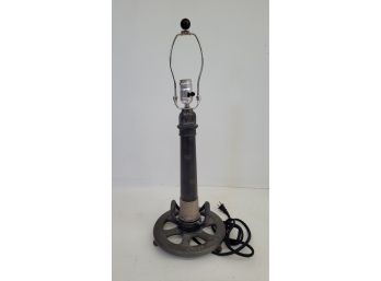 Industrial Art Lamp  Firehouse And Water Valve