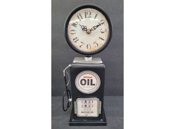 Metal Oil Pump Decor  Clock