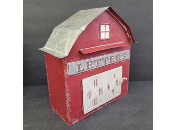 Country Tin Letter Box