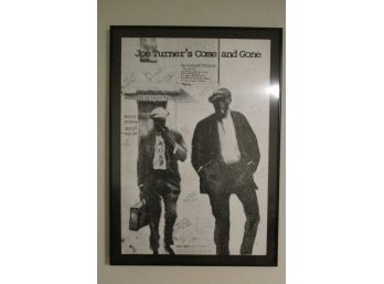 Joe Turner's Come And Gone Signed Poster From Yale Repertory Theatre.