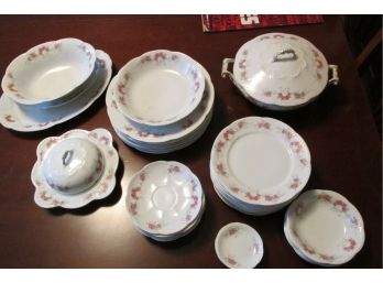 Vintage 36 Piece Set Of Carlsbad China Dishes