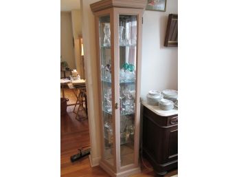 Vintage Display Cabinet With 4 Glass Shelves. 2 Of 2
