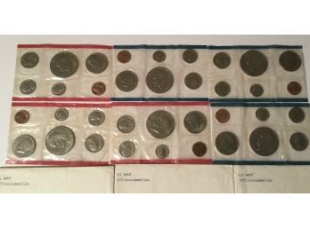 Lot Of Uncirculated Coins 1975 (36)
