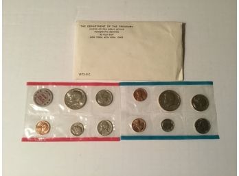 1972 Dept. Of The Treasury Coins, Numismatic Service