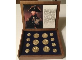 Admiral Horatio Viscount Nelson Box Of Buttons