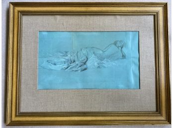 Pair Of 19th Century Continental School Drawings - Appraised By Sotheby's