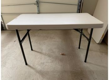 2 Lifetime Folding Tables In The Garage See Below For Measurements
