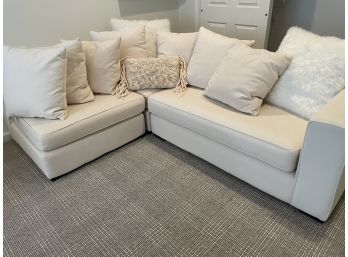 2 Of 2 West Elm Sectional Plus 10 Pillows