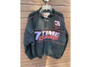 Vintage Dale Earnhardt NASCAR Intimidator Leather Suede Jacket Size XL