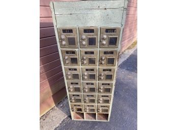 Vintage US Post Office Mailbox Doors