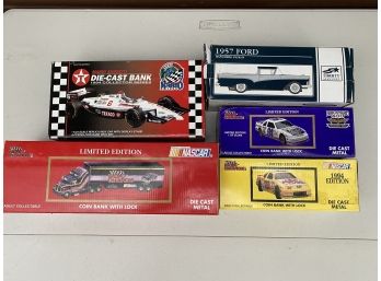 Collection Of Diecast Banks