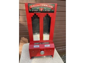 Antique Style Stick Gum Vending Machine