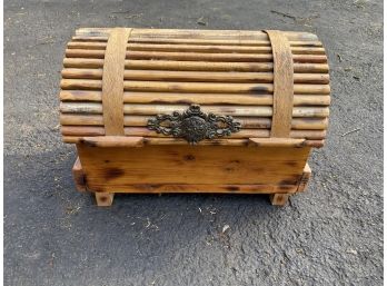 A Decorative Wooden Chest
