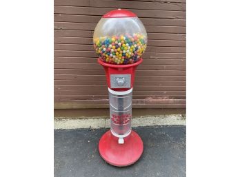 54' Wizard Disc Go Round Commercial Spiral Gumball Machine **READ**