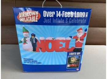 Gemmy Airblown 14' NOEL Christmas Inflatable Yard Decoration