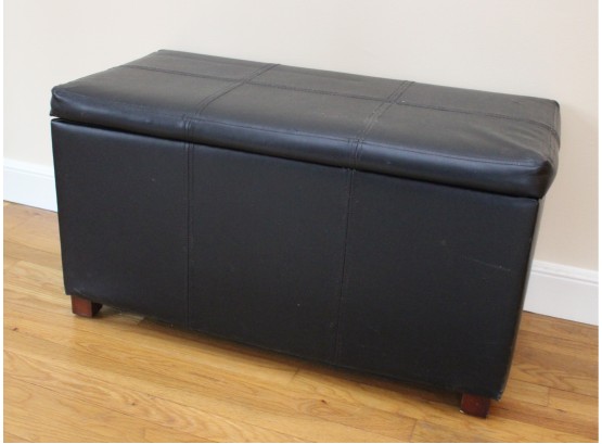 Threshold Designs Faux Leather Storage Bench
