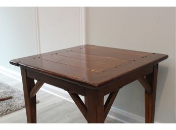 Stunning Solid Wood End Table