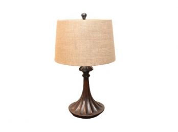 Modern Lamp With Textured Shade
