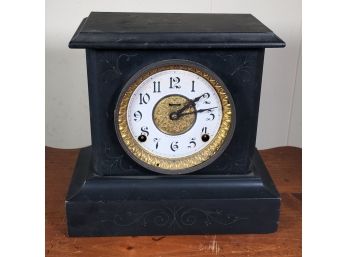 Antique WIZARD Eight Day Clock By INGRAHAM Clock Co. Bristol,CT - Unsure Of Working Order