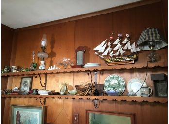 ENORMOUS Group Of Assorted Estate Sale Items - Glass - Lamps - China - Pottery - OVER 150 ITEMS