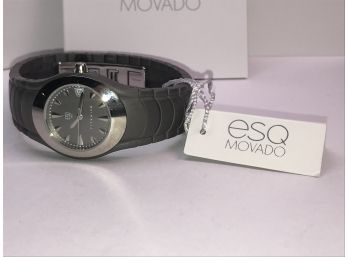 Stunning Brand New Ladies MOVADO / ESQ - Titanium Collection - With Box & Papers - Paid $475