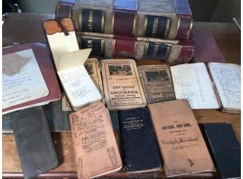 Fantastic 1890 - 1915 Archive From Whitford General Store In Canaan,CT - Ledgers - Reciepts - Bills & More !