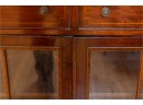 Small Vintage Mahogany Cabinet With Double Glass Doors (1 Of 2)