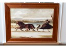 Wooden Framed Winter Horse Drawn Sleigh