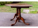 Double Pedestal Oval Dining Table