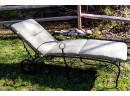 Vintage Wrought Iron Salterini Style Chaise Lounge (2 Of 2)