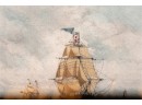 Gold Framed Ship 'Outward Bound' Liverpool