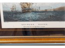 Gold Framed Ship 'Outward Bound' Liverpool