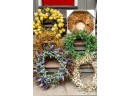 Six Decorative Seasonal Wreaths