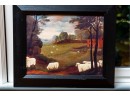 Pair Of Black Framed Sheep Pictures