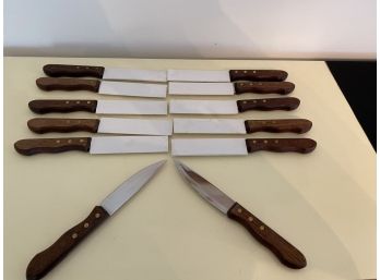 Walco Twelve Steak Knives Made In Japan