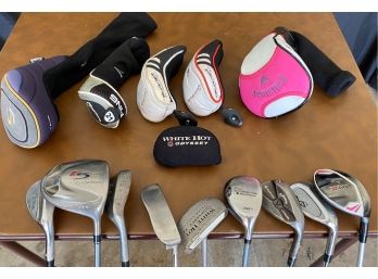 Golf Clubs, Putters And Covers