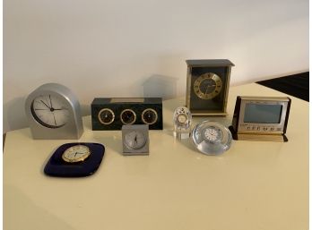 Group Of Give Away Desk Clocks