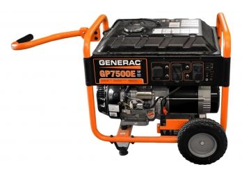 Generac GP7500E Watt Electric Start Gas Powered Portable Generator