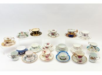 Collection Of Tea Cups - Paragon, Royal Albert, Staffordshire, Royal Windsor, Duchess And More