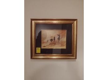 Painting, Oil On Canvas Artist: Luigi Stefanini (Italian, Dates Unknown, Active) Title: Untitled (Four Horses)